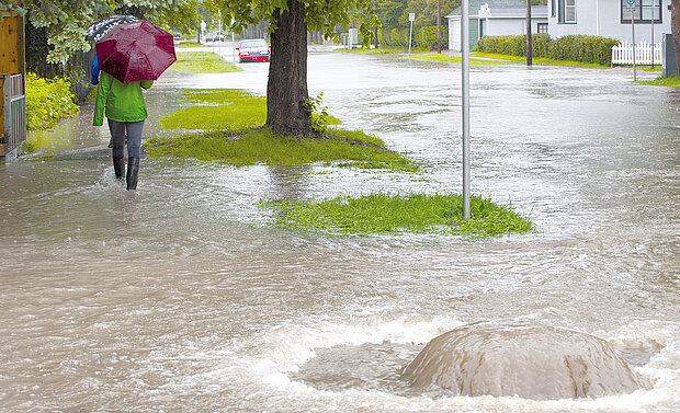 Flash-Flood Modeling and Heavy Rain Risk Management